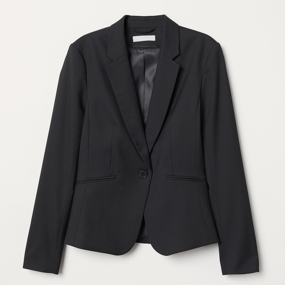 Black Blazer with Matching Skirt and Pants suit